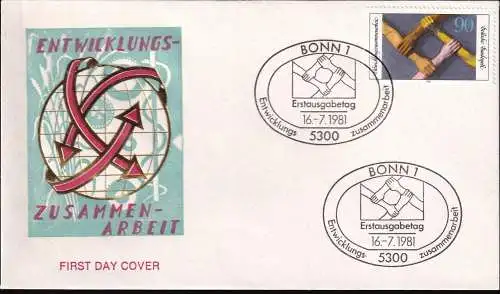 DEUTSCHLAND 1981 Mi-Nr. 1103 FDC