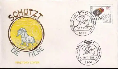 DEUTSCHLAND 1981 Mi-Nr. 1102 FDC