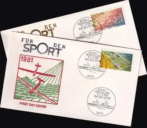DEUTSCHLAND 1981 Mi-Nr. 1094/95 FDC