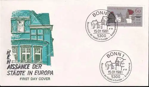 DEUTSCHLAND 1981 Mi-Nr. 1084 FDC