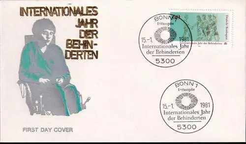 DEUTSCHLAND 1981 Mi-Nr. 1083 FDC