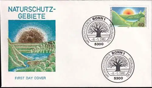 DEUTSCHLAND 1980 Mi-Nr. 1052 FDC