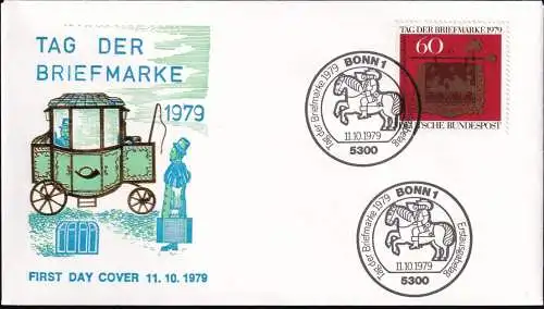 DEUTSCHLAND 1979 Mi-Nr. 1023 FDC