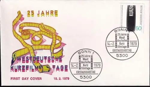 DEUTSCHLAND 1979 Mi-Nr. 1003 FDC