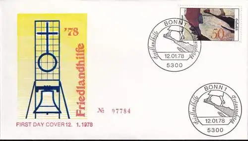 DEUTSCHLAND 1978 Mi-Nr. 957 FDC