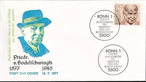 DEUTSCHLAND 1977 Mi-Nr. 942 FDC