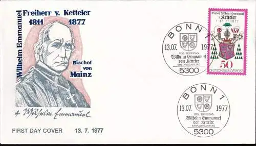 DEUTSCHLAND 1977 Mi-Nr. 941 FDC