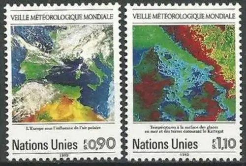 UNO GENF 1989 Mi-Nr. 176/77 ** MNH