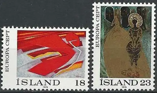 ISLAND 1975 Mi-Nr. 502/03 ** MNH - CEPT