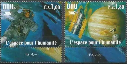 UNO GENF 2007 Mi-Nr. 584/85 ** MNH