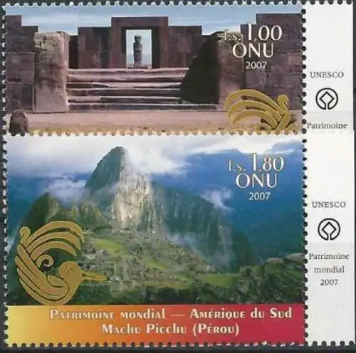 UNO GENF 2007 Mi-Nr. 575/76 ** MNH