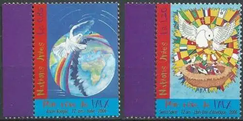 UNO GENF 2006 Mi-Nr. 551/52 ** MNH