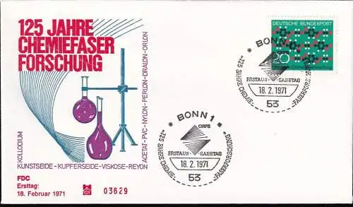 DEUTSCHLAND 1971 Mi-Nr. 664 FDC