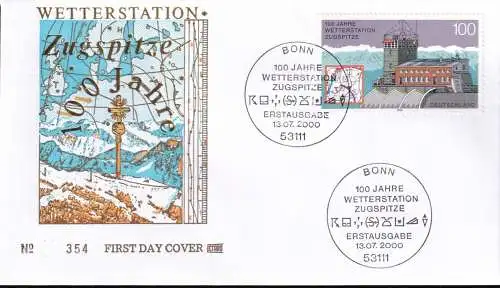 DEUTSCHLAND 2000 Mi-Nr. 2127 FDC