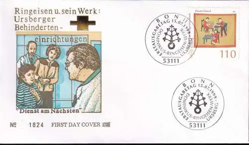 DEUTSCHLAND 1999 Mi-Nr. 2065 FDC