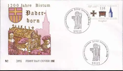 DEUTSCHLAND 1999 Mi-Nr. 2060 FDC