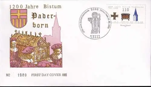 DEUTSCHLAND 1999 Mi-Nr. 2060 FDC