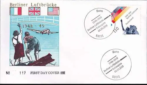 DEUTSCHLAND 1999 Mi-Nr. 2048 FDC