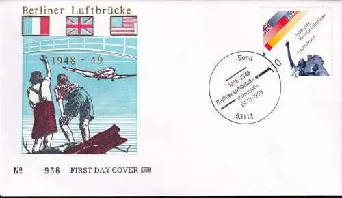 DEUTSCHLAND 1999 Mi-Nr. 2048 FDC