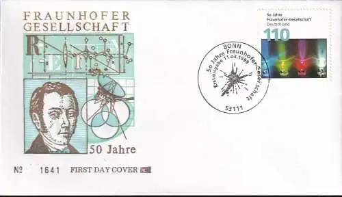 DEUTSCHLAND 1999 Mi-Nr. 2038 FDC