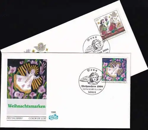 DEUTSCHLAND 1998 Mi-Nr. 2023/24 FDC