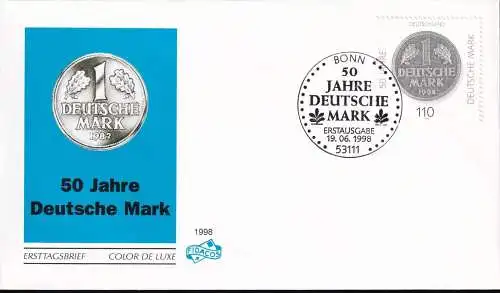 DEUTSCHLAND 1998 Mi-Nr. 1996 FDC