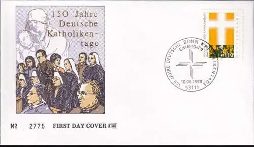 DEUTSCHLAND 1998 Mi-Nr. 1995 FDC