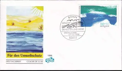 DEUTSCHLAND 1998 Mi-Nr. 1989 FDC