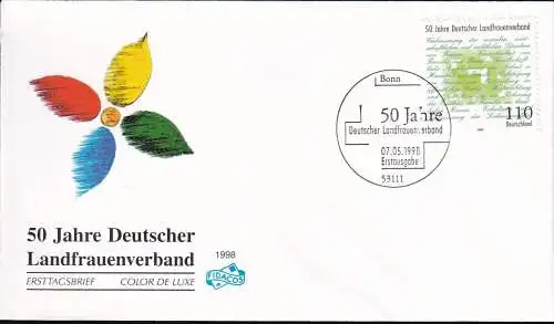 DEUTSCHLAND 1998 Mi-Nr. 1988 FDC