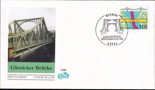 DEUTSCHLAND 1998 Mi-Nr. 1967 FDC