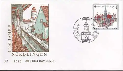 DEUTSCHLAND 1998 Mi-Nr. 1965 FDC