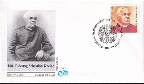 DEUTSCHLAND 1997 Mi-Nr. 1925 FDC