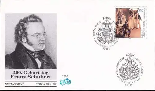 DEUTSCHLAND 1997 Mi-Nr. 1895 FDC