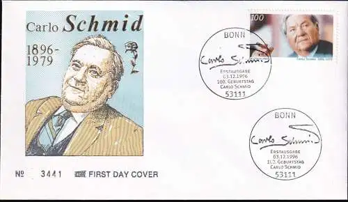 DEUTSCHLAND 1996 Mi-Nr. 1894 FDC