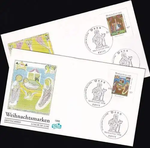 DEUTSCHLAND 1996 Mi-Nr. 1891/92 FDC