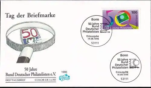 DEUTSCHLAND 1996 Mi-Nr. 1878 FDC