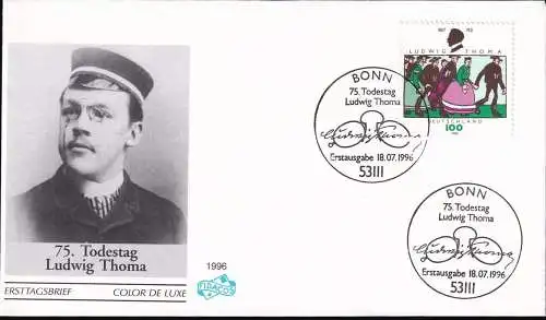 DEUTSCHLAND 1996 Mi-Nr. 1870 FDC