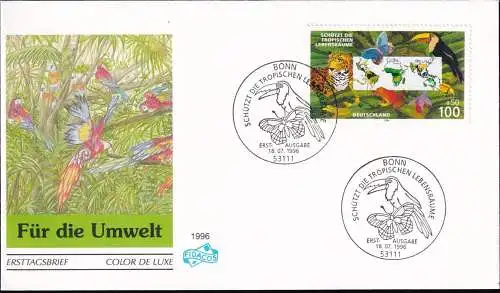 DEUTSCHLAND 1996 Mi-Nr. 1867 FDC