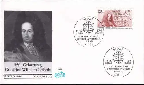 DEUTSCHLAND 1996 Mi-Nr. 1865 FDC