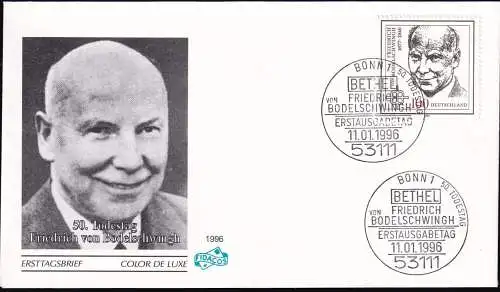 DEUTSCHLAND 1996 Mi-Nr. 1835 FDC