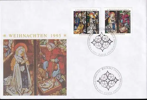 DEUTSCHLAND 1995 Mi-Nr. 1831/32 FDC