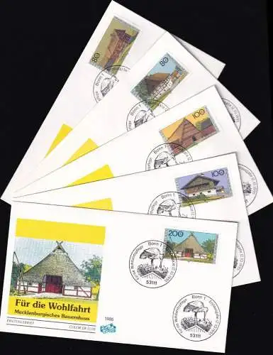 DEUTSCHLAND 1995 Mi-Nr. 1819/23 FDC