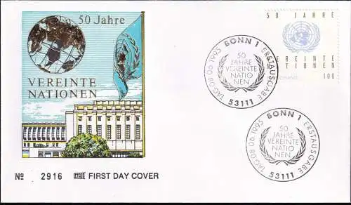 DEUTSCHLAND 1994 Mi-Nr. 1804 FDC