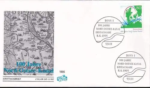 DEUTSCHLAND 1995 Mi-Nr. 1802 FDC