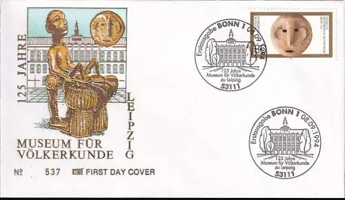 DEUTSCHLAND 1994 Mi-Nr. 1751 FDC