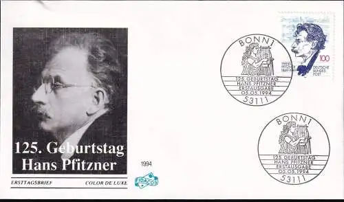 DEUTSCHLAND 1994 Mi-Nr. 1736 FDC