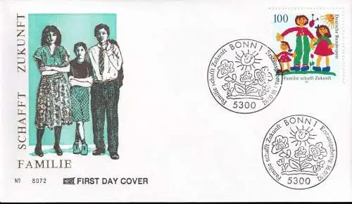 DEUTSCHLAND 1992 Mi-Nr. 1621 FDC