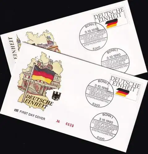 DEUTSCHLAND 1990 Mi-Nr. 1477/78 FDC