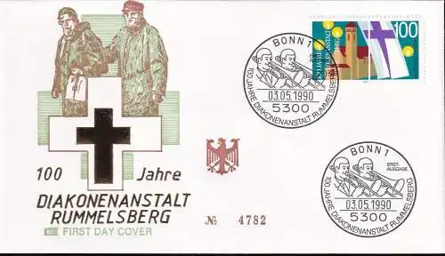 DEUTSCHLAND 1990 Mi-Nr. 1467 FDC