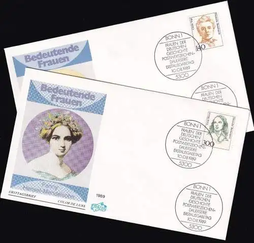 DEUTSCHLAND 1989 Mi-Nr. 1432/33 FDC